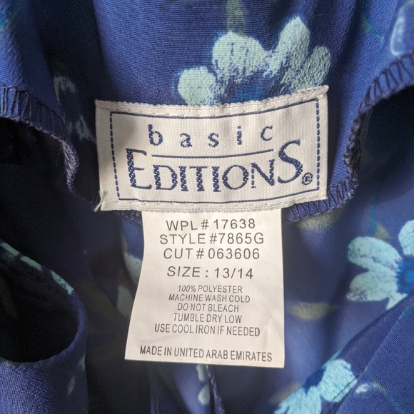 ♦️ B2G1FREE ♦️ Blue flowered sundress - Picture 4 of 4